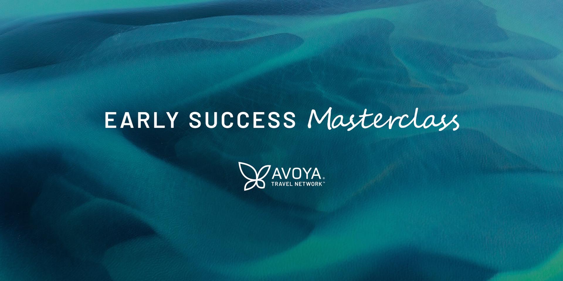 Early Success Masterclass: Foundations header