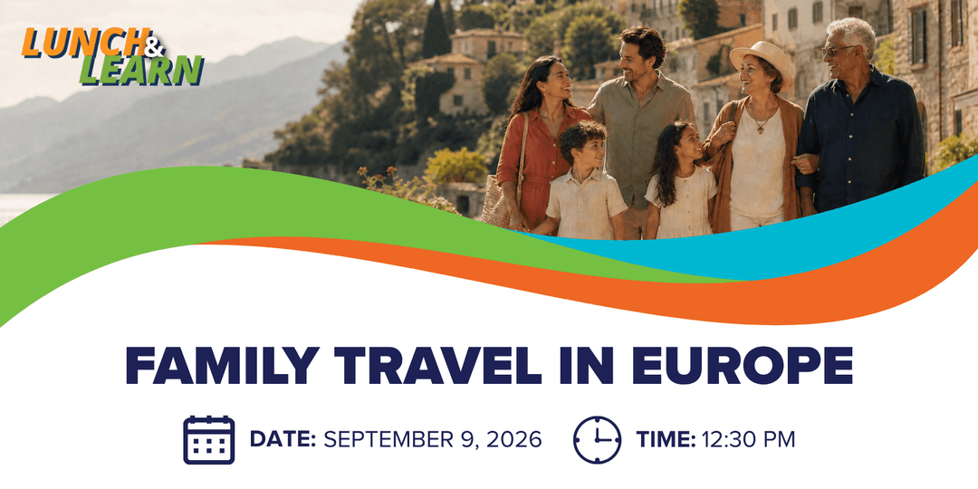 Lunch + Learn | Family Travel in Europe