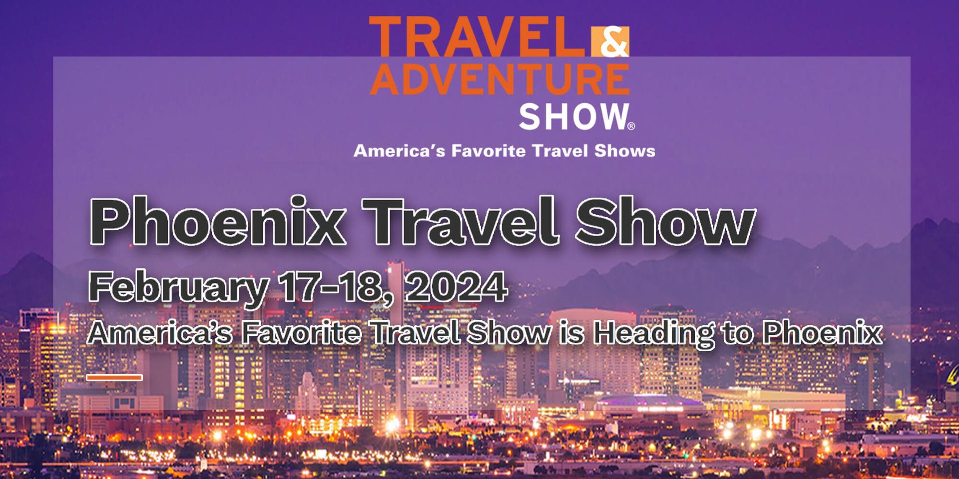 Phoenix Travel Show header