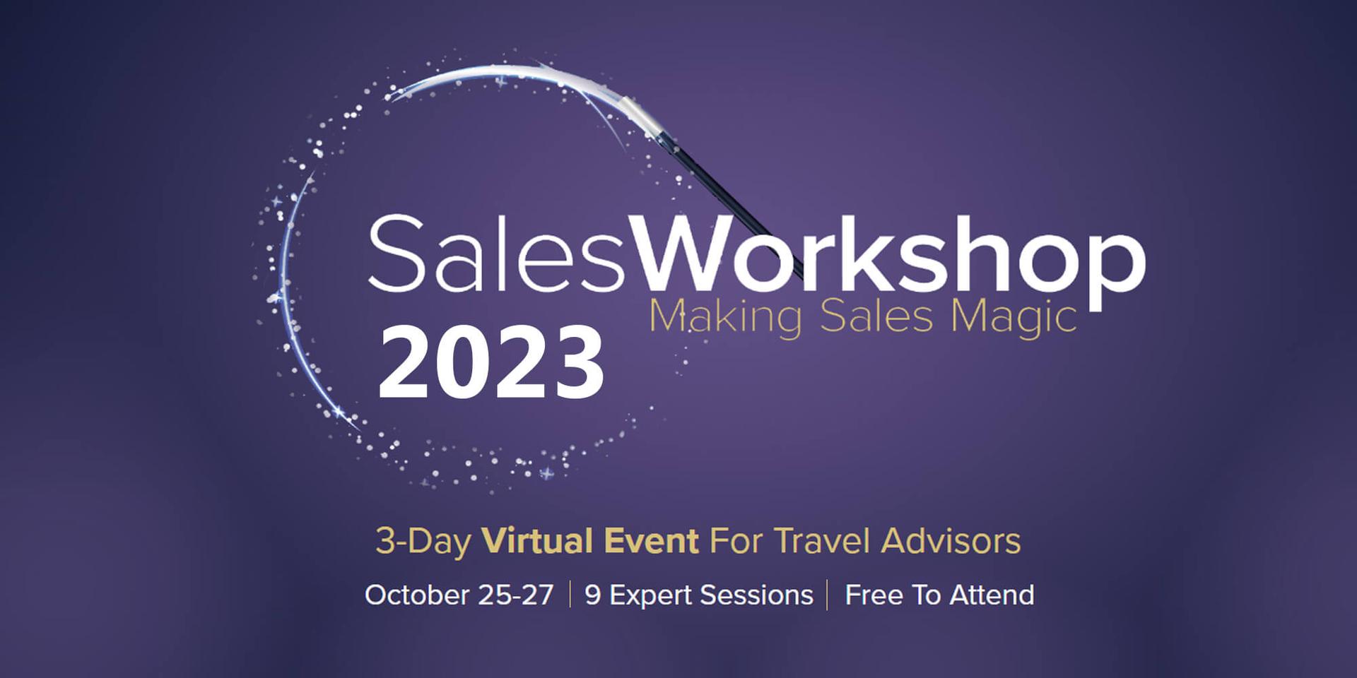  3-Day Virtual Event For Travel Advisors 2023 header