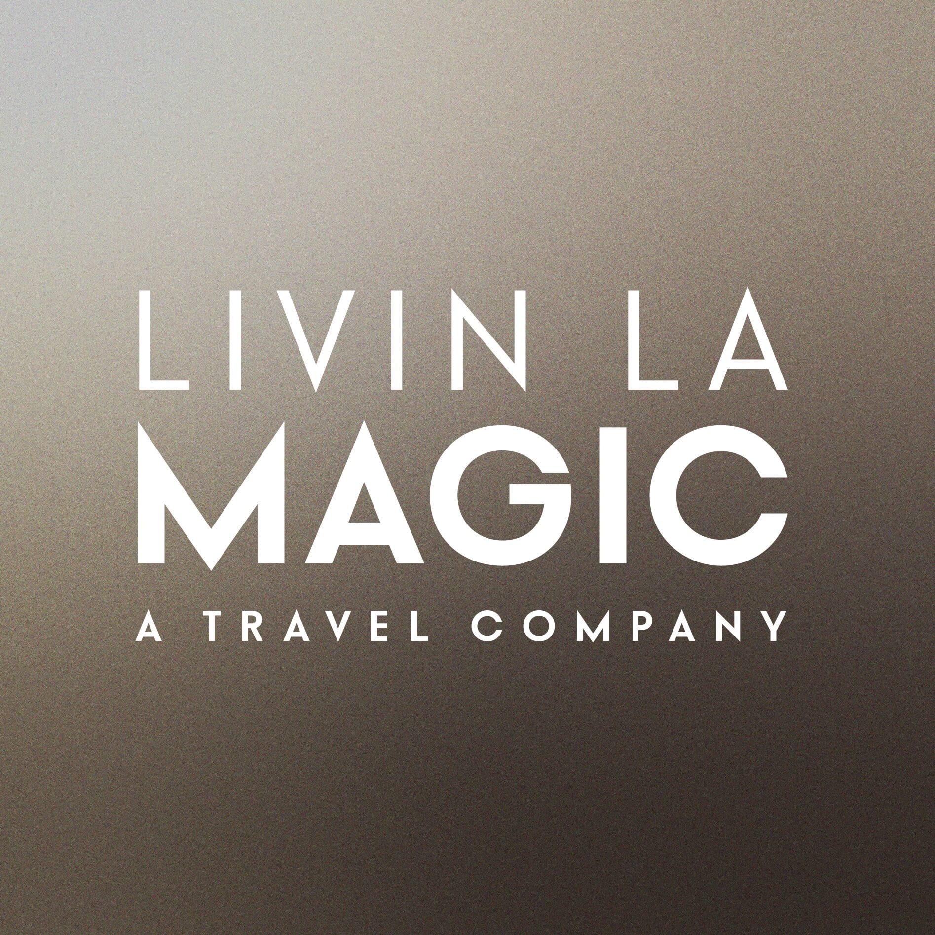 LIVIN LA MAGIC TRAVEL logo