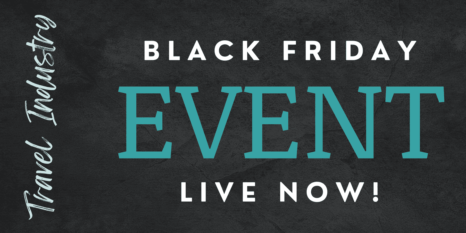 Travel Industry Black Friday Event header