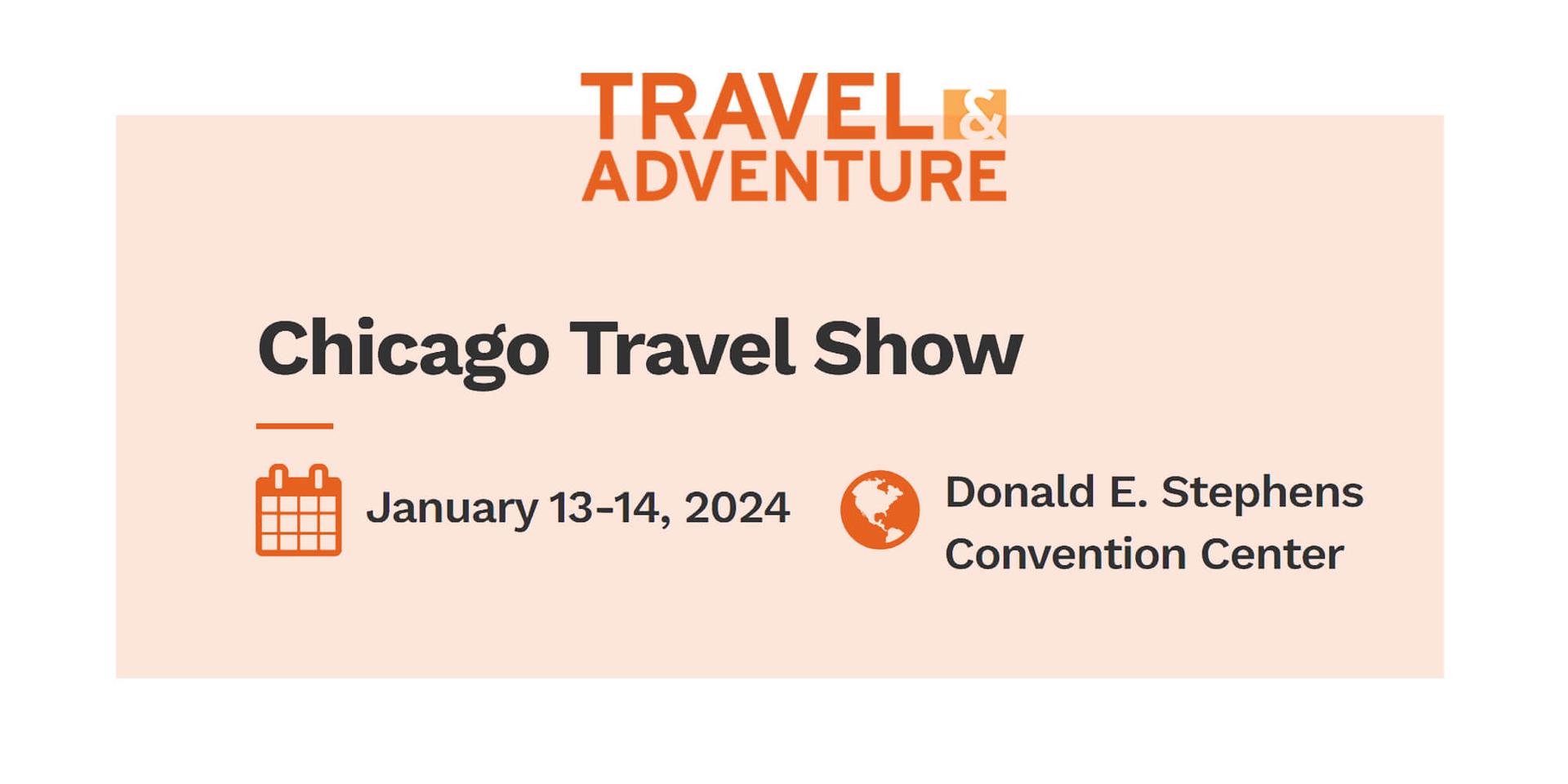 Chicago Travel Show header