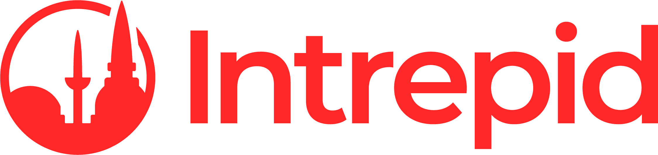 Intrepid Travel logo in red font