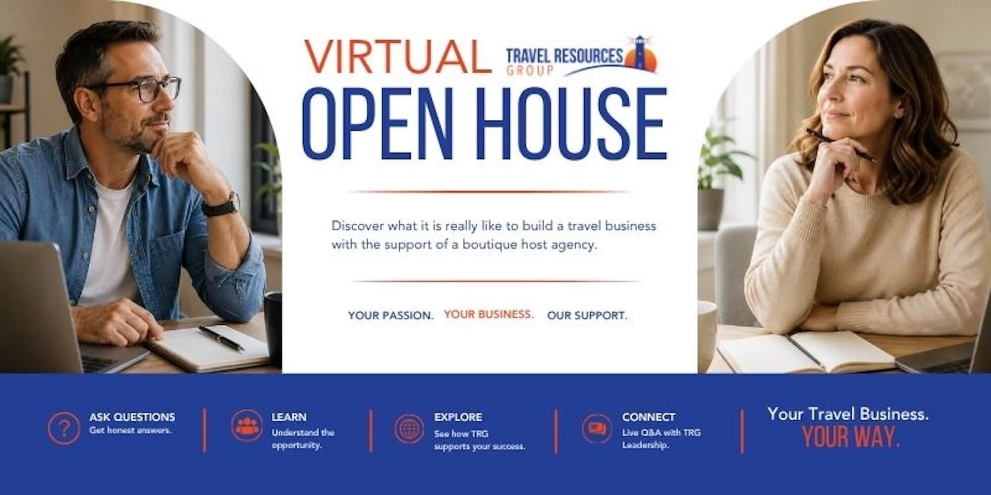 Travel Resources Group Virtual Open House
