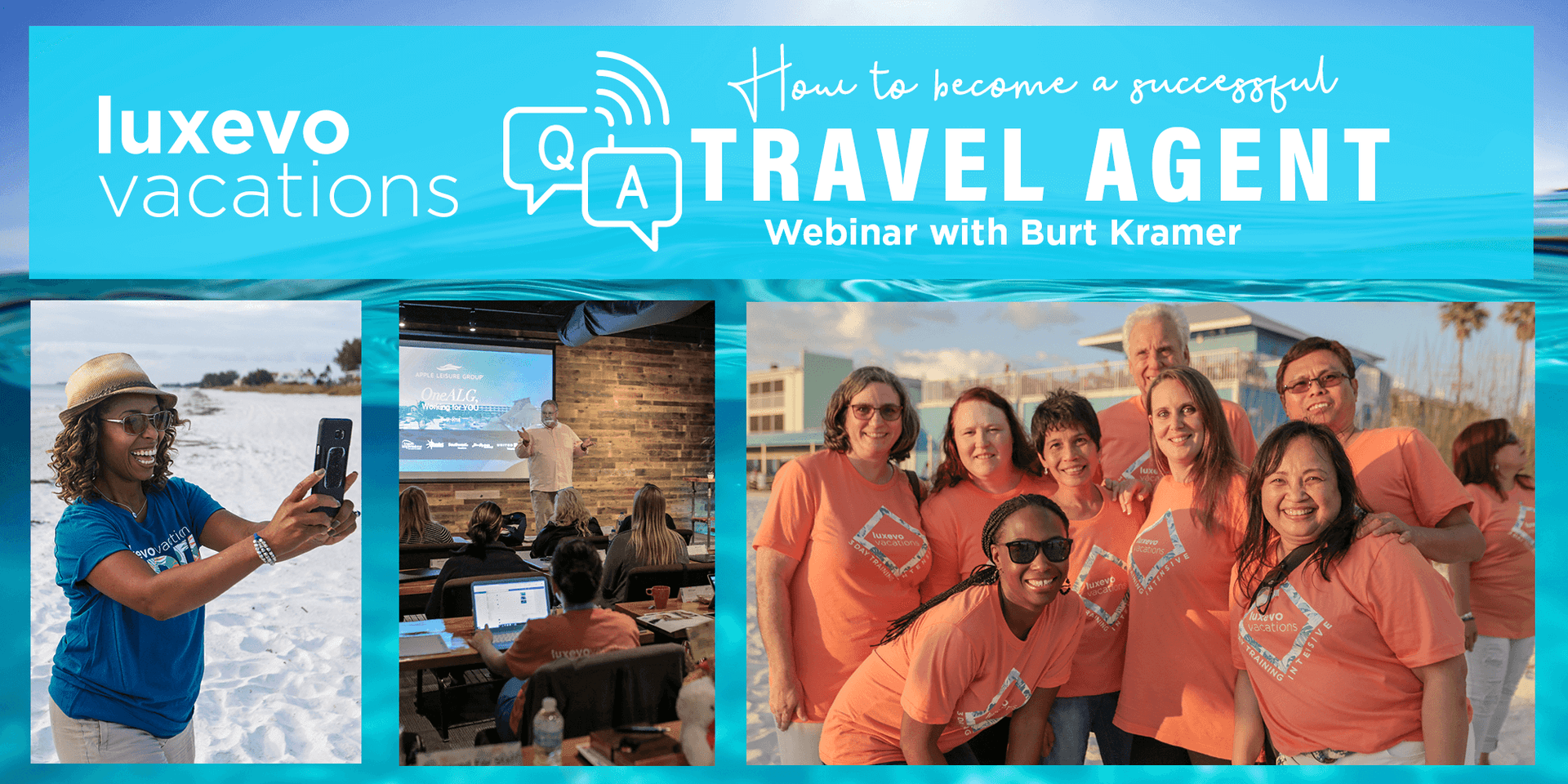 What it Takes To Become a Successful Travel Agent with Luxevo Vacations header