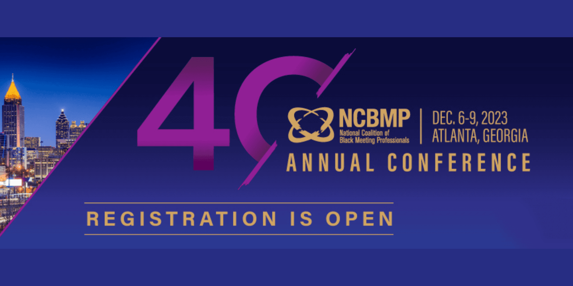 The 40th Annual Conference header