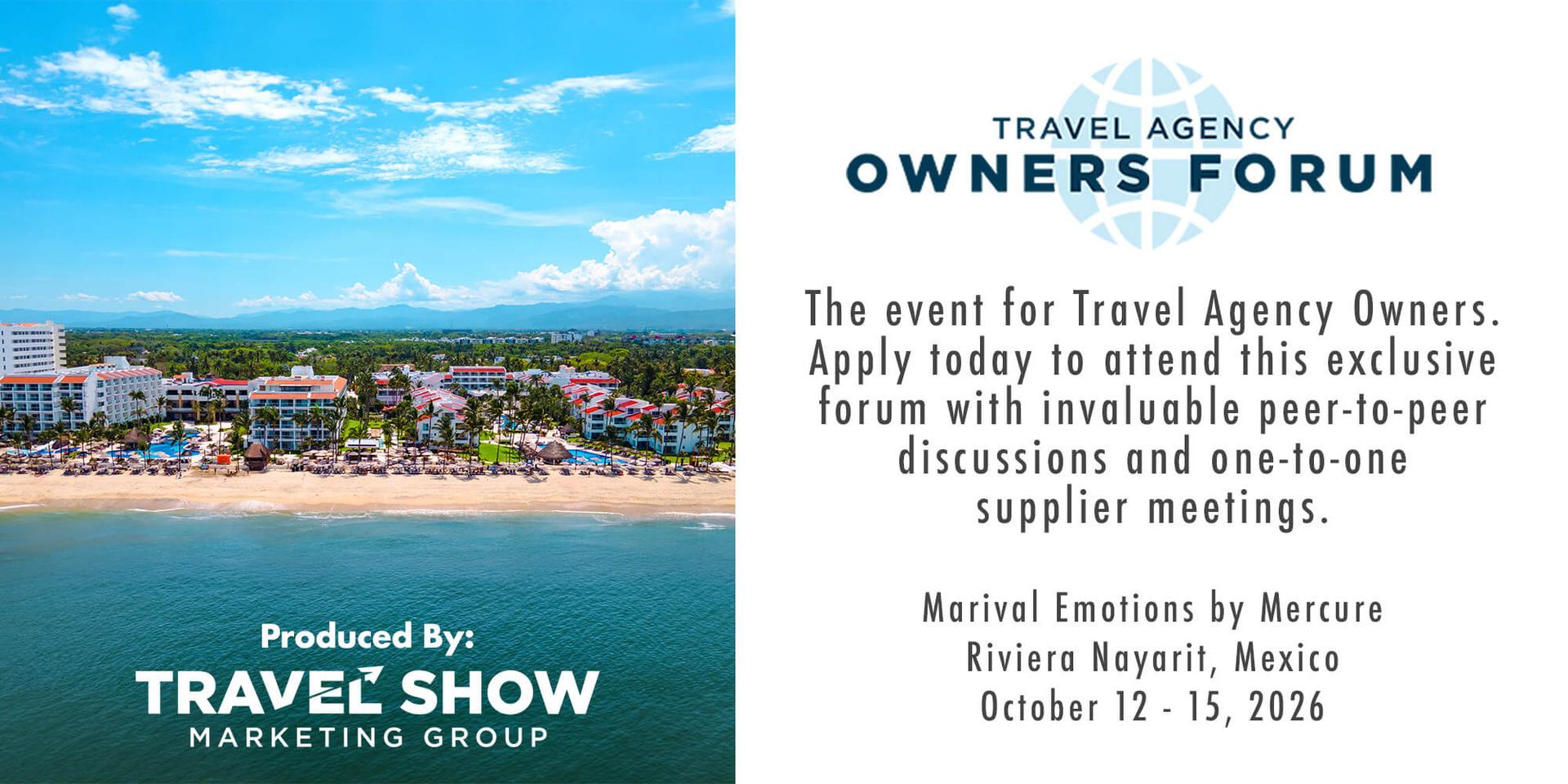 2026 Travel Agency Owners Forum