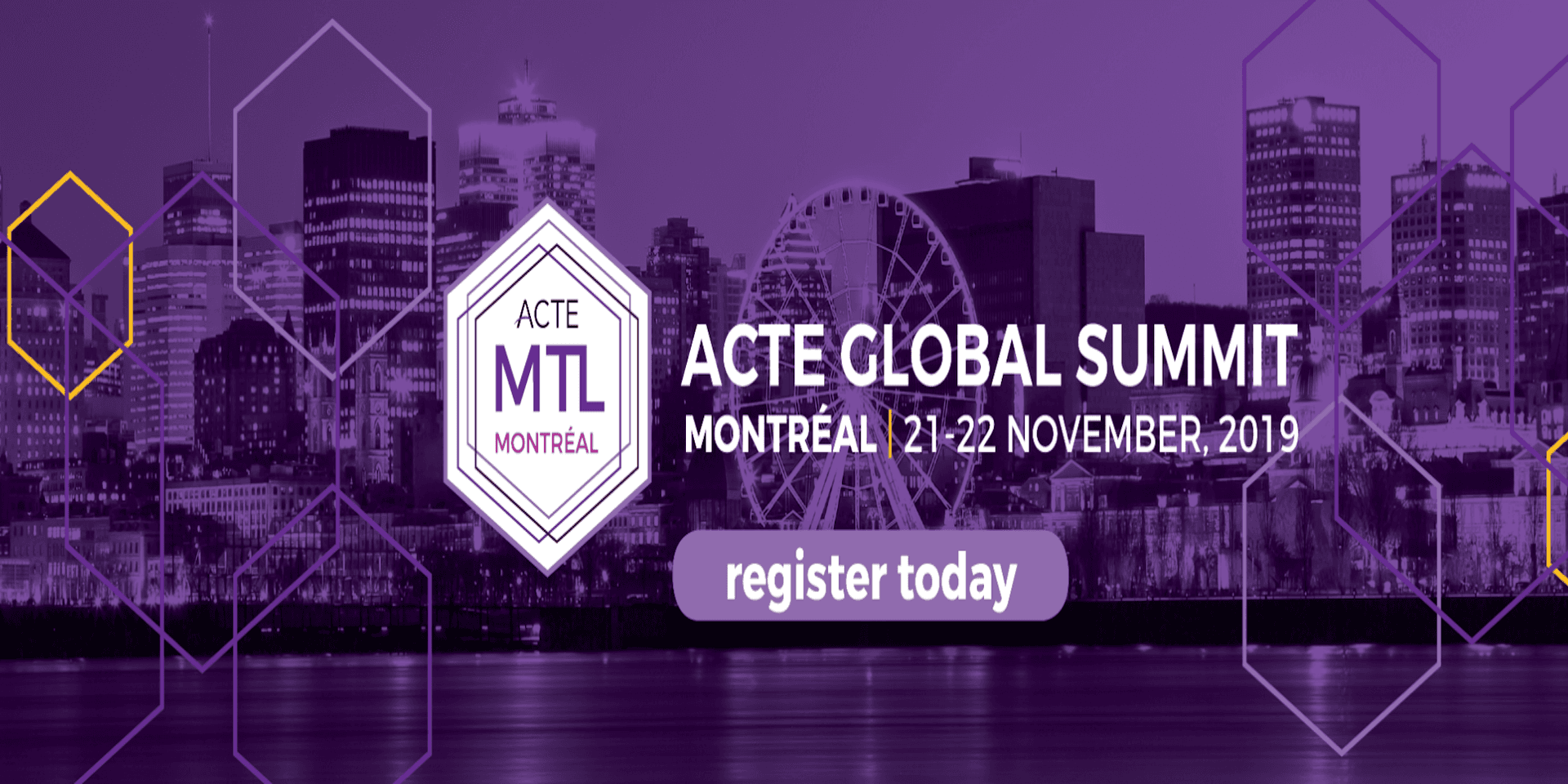 ACTE Global Summit Montreal header