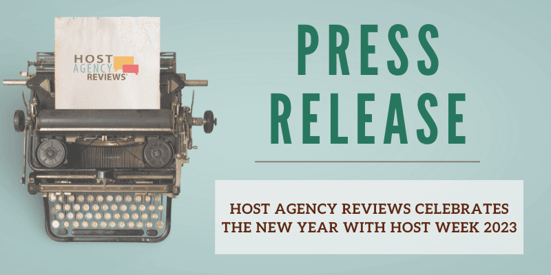 Host Agency Reviews Celebrates the New Year With Host Week 2023