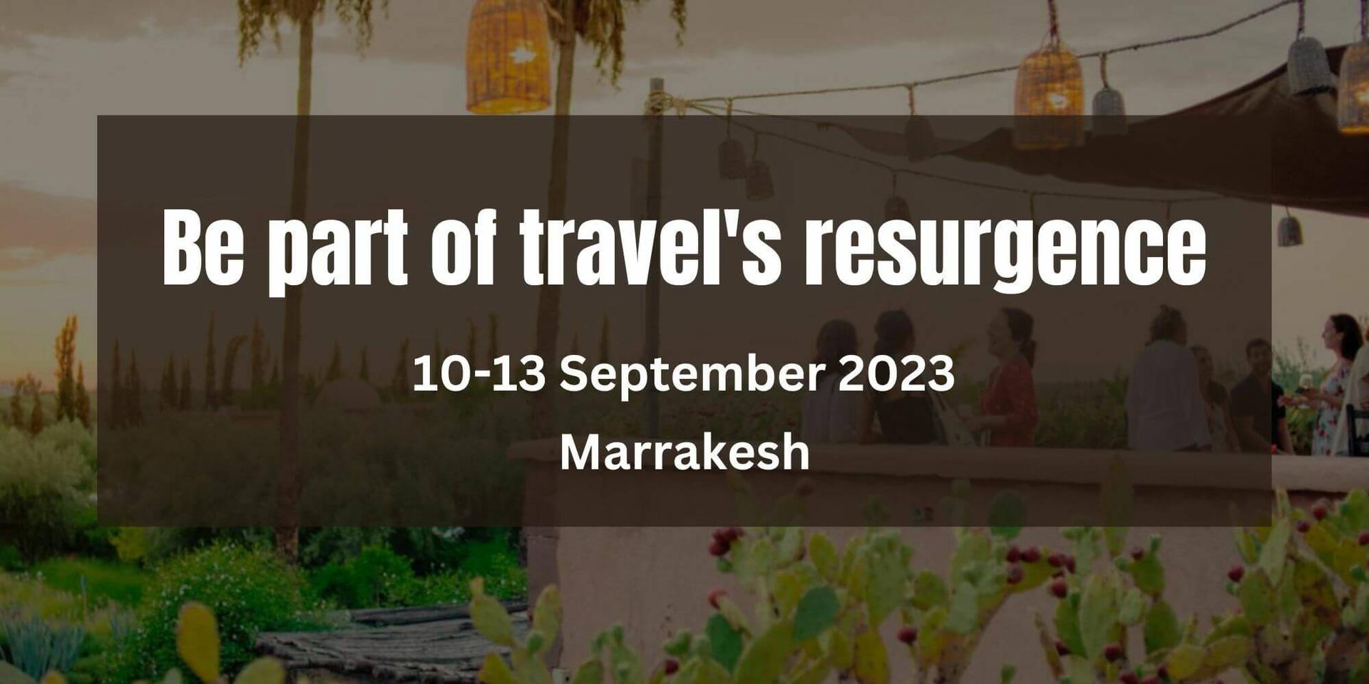 Be part of travel's resurgence header