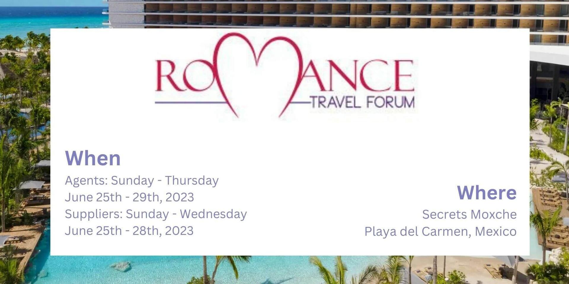 Romance Travel Forum header