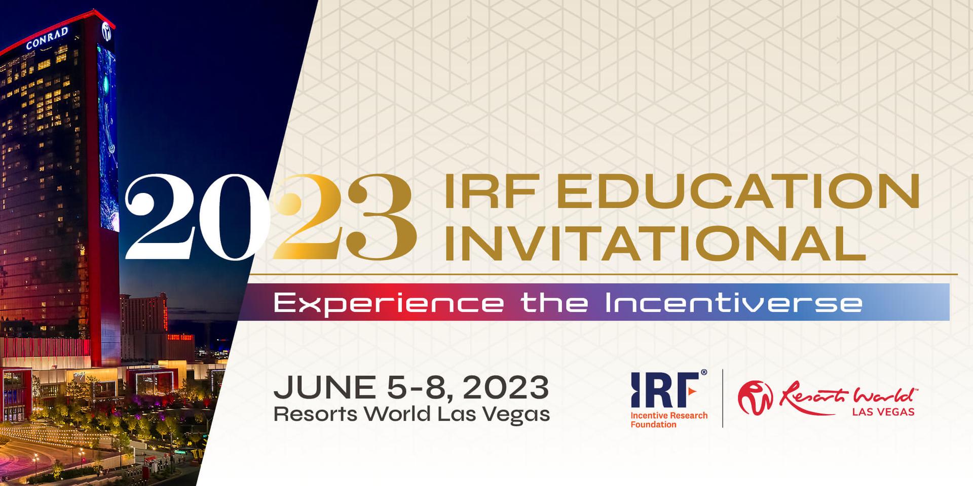 IRF's Education Invitational header