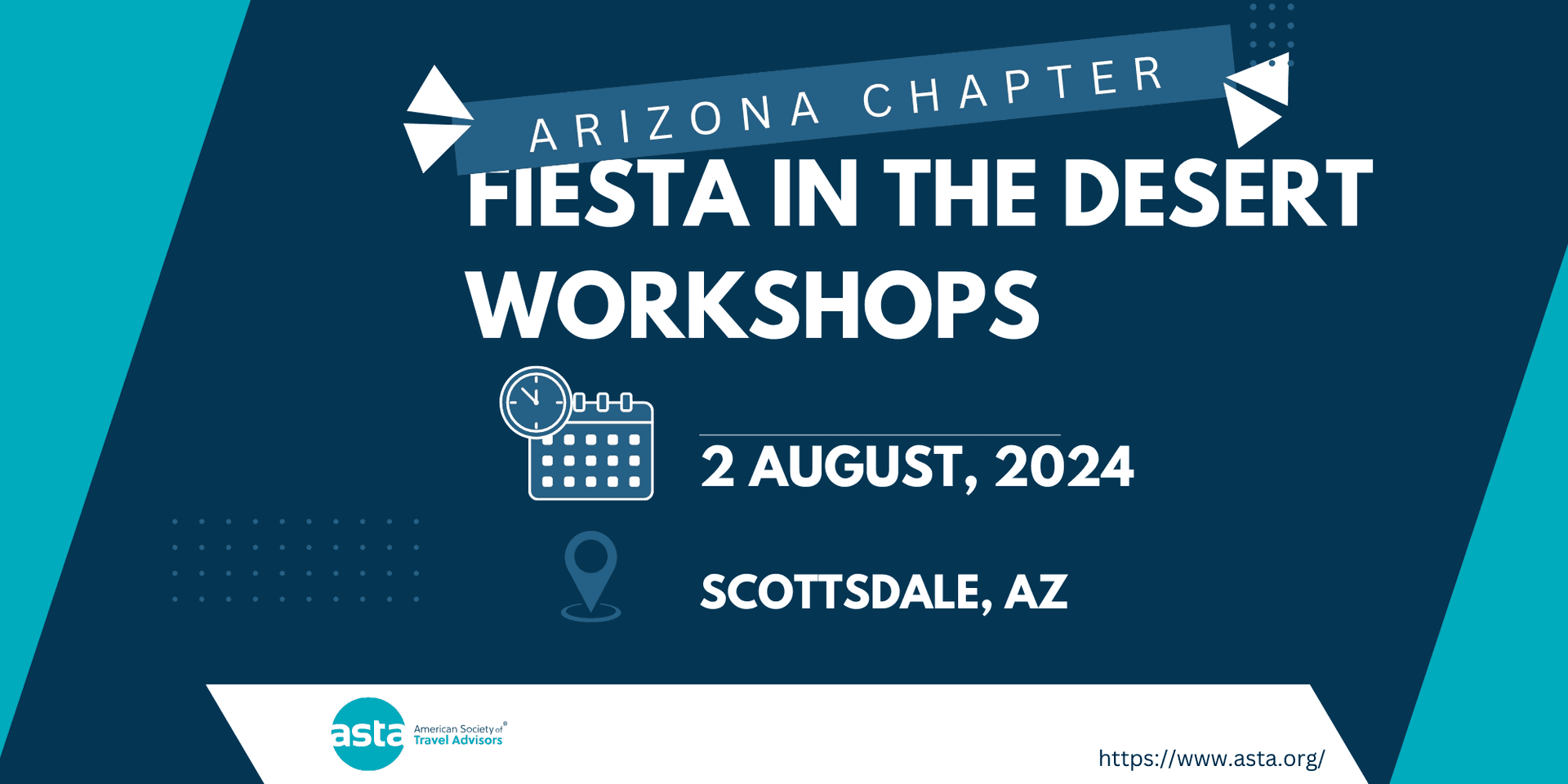 Arizona Chapter - Fiesta In The Desert Workshops header