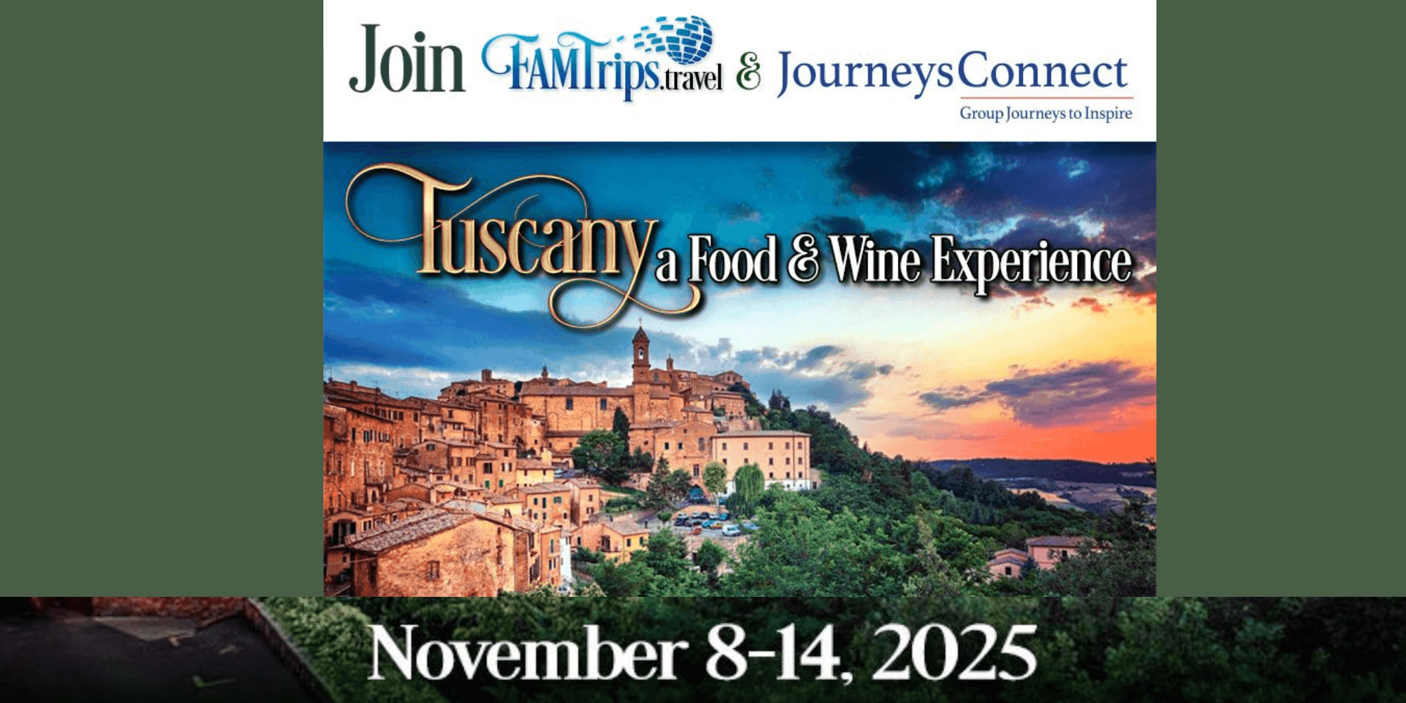 Tuscany Food and Wine Tour – 2025!