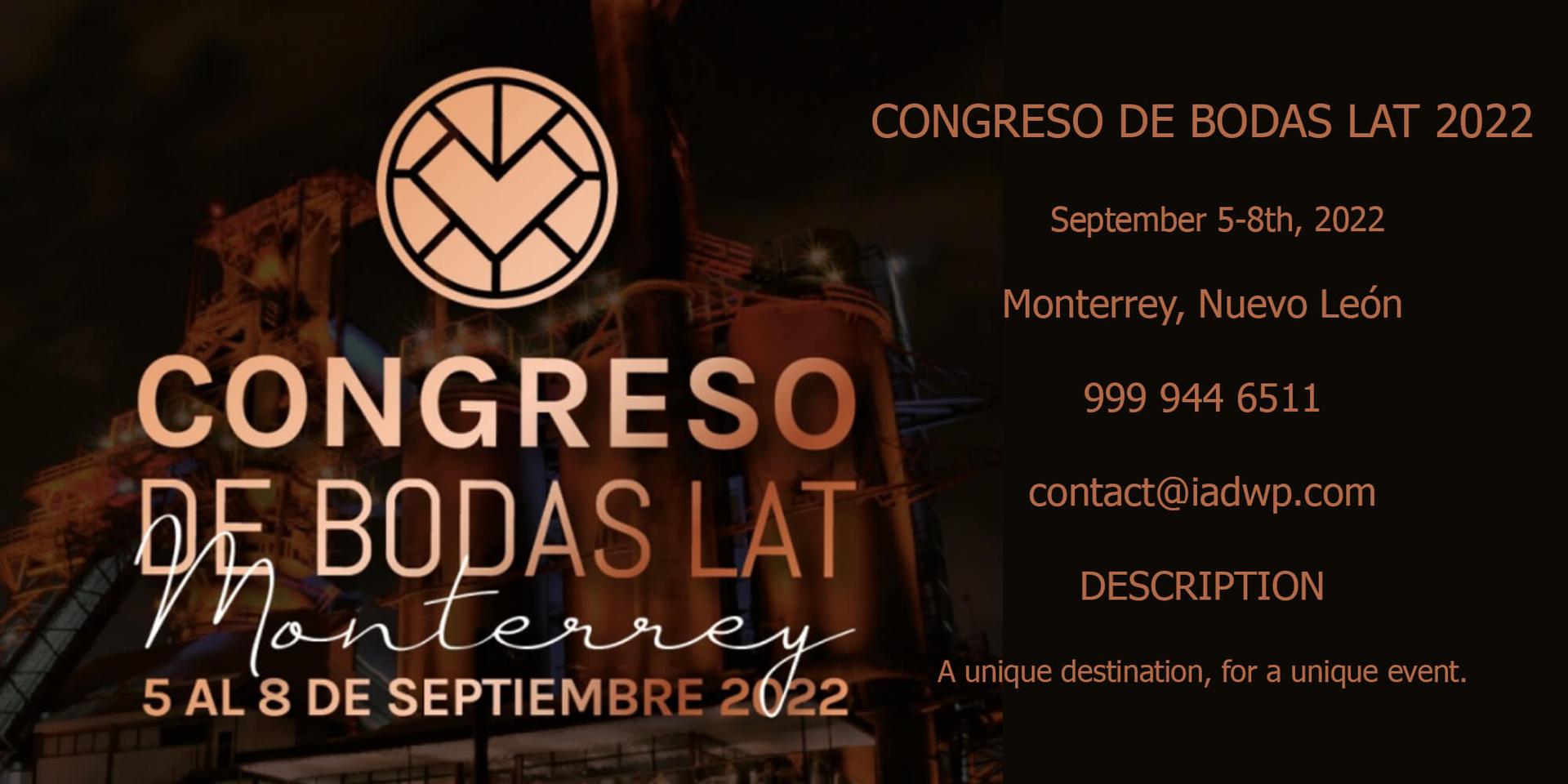 CONGRESO DE BODAS LAT header