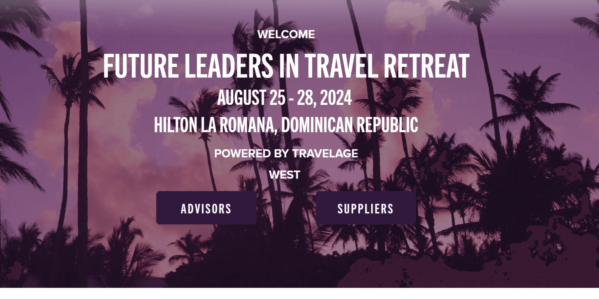 FUTURE LEADERS IN TRAVEL RETREAT header