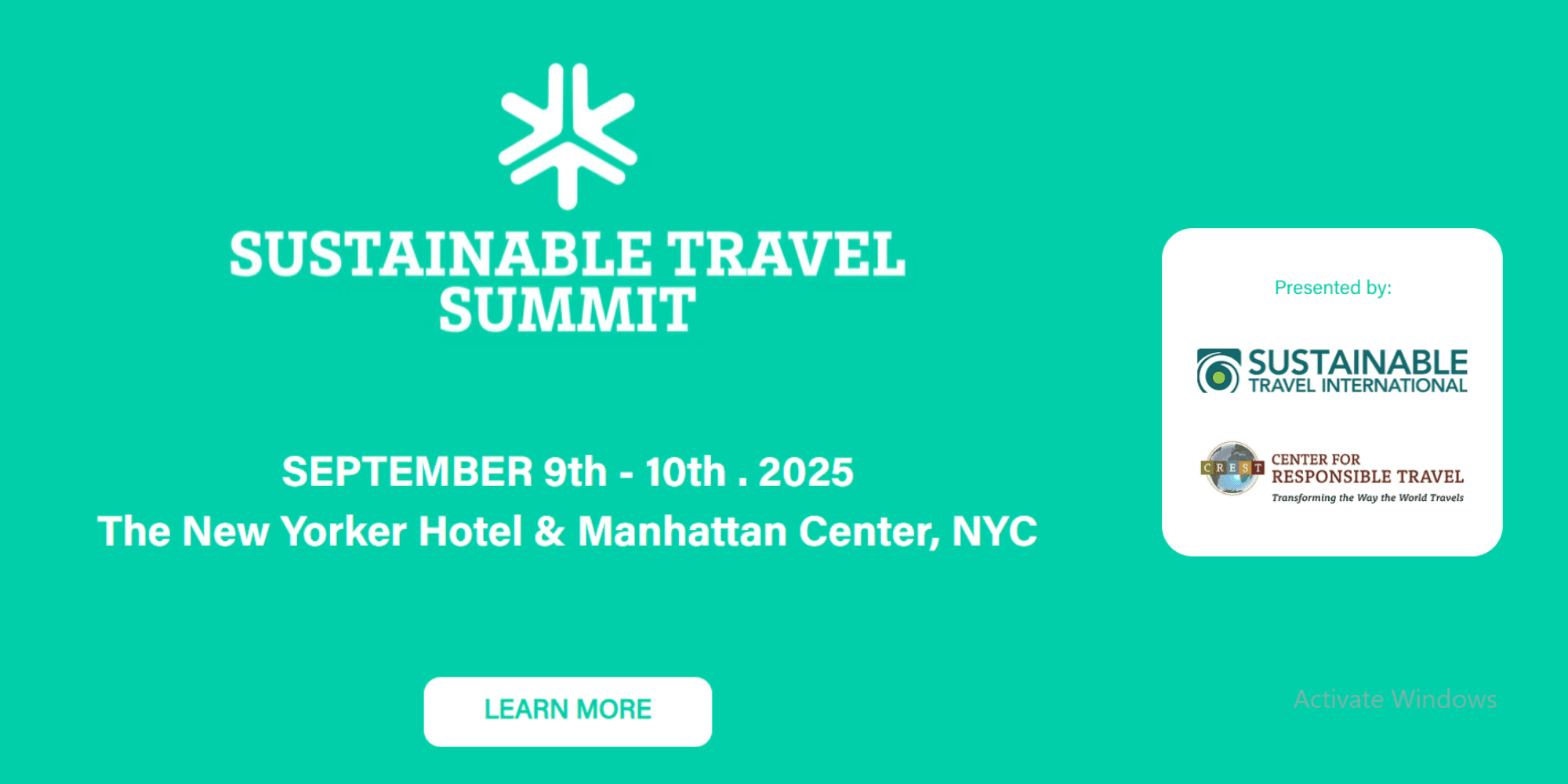 The Sustainable Travel Summit 