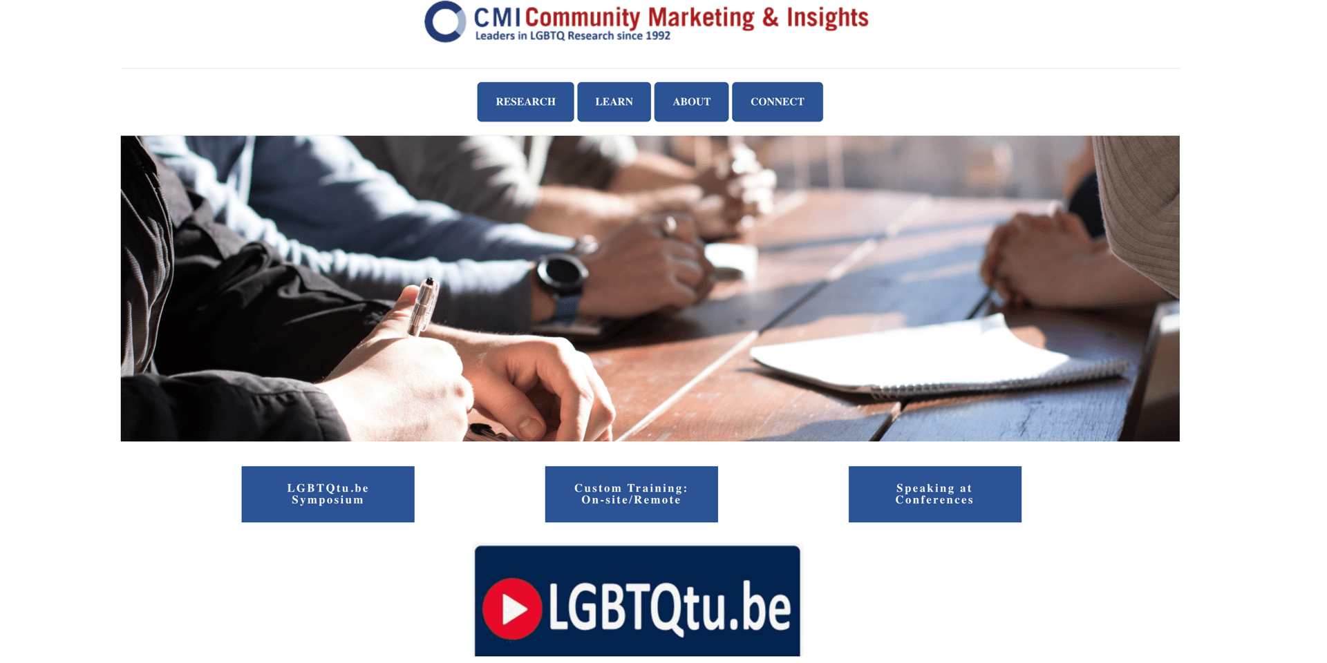 CMI’s LGBTQ Marketing & Advertising Symposium header