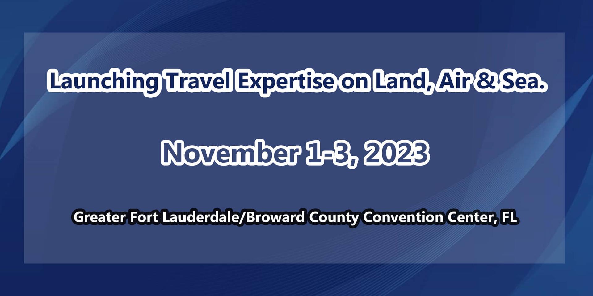 Launching Travel Expertise on Land, Air & Sea. | CruiseWorld 2023 header