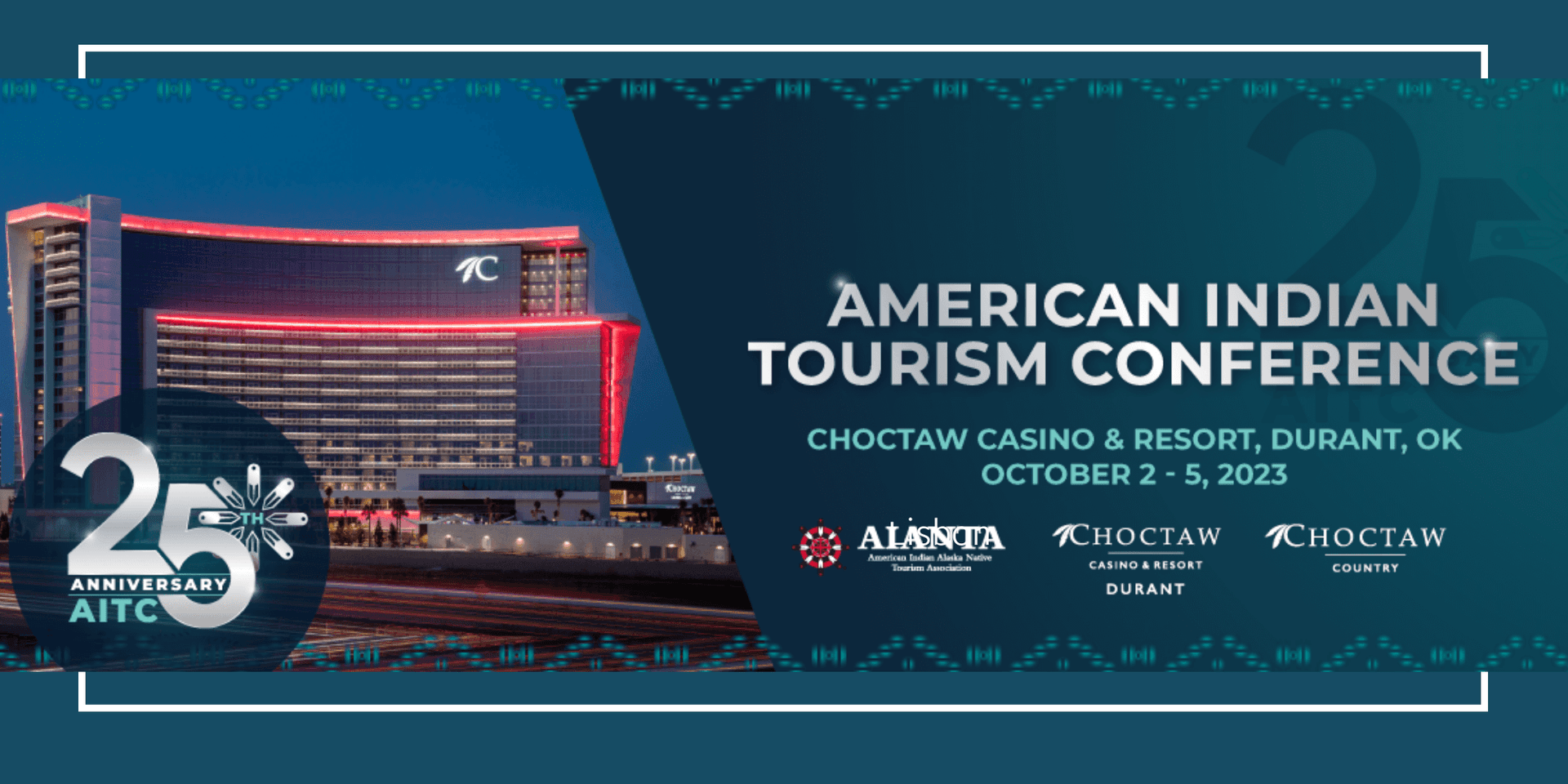 25th Annual American Indian Tourism Conference header