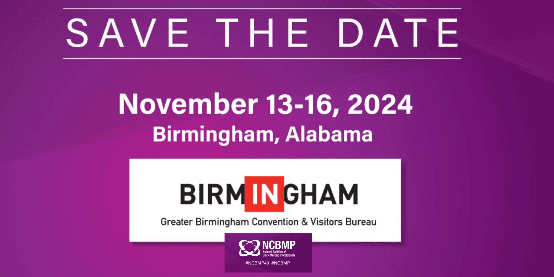 Greater Birmingham Convention & Visitors Bureau header