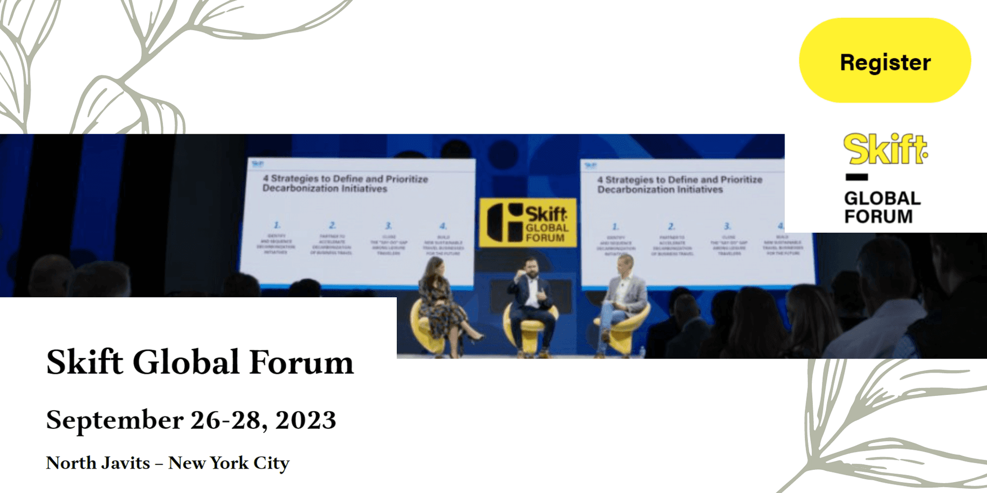 Skift Global Forum 2023 header