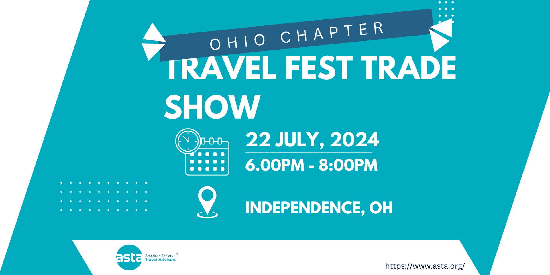 Ohio Chapter: Travel Fest Trade Show header