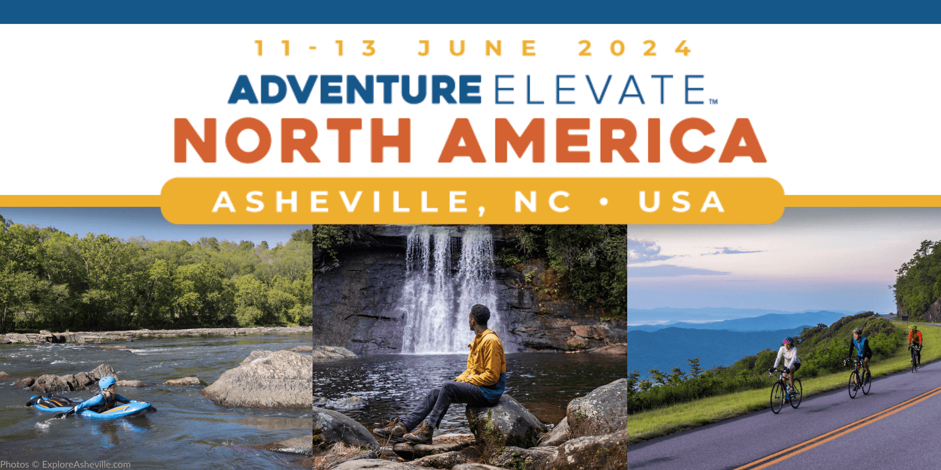 AdventureELEVATE North America 2024: Asheville, NC header