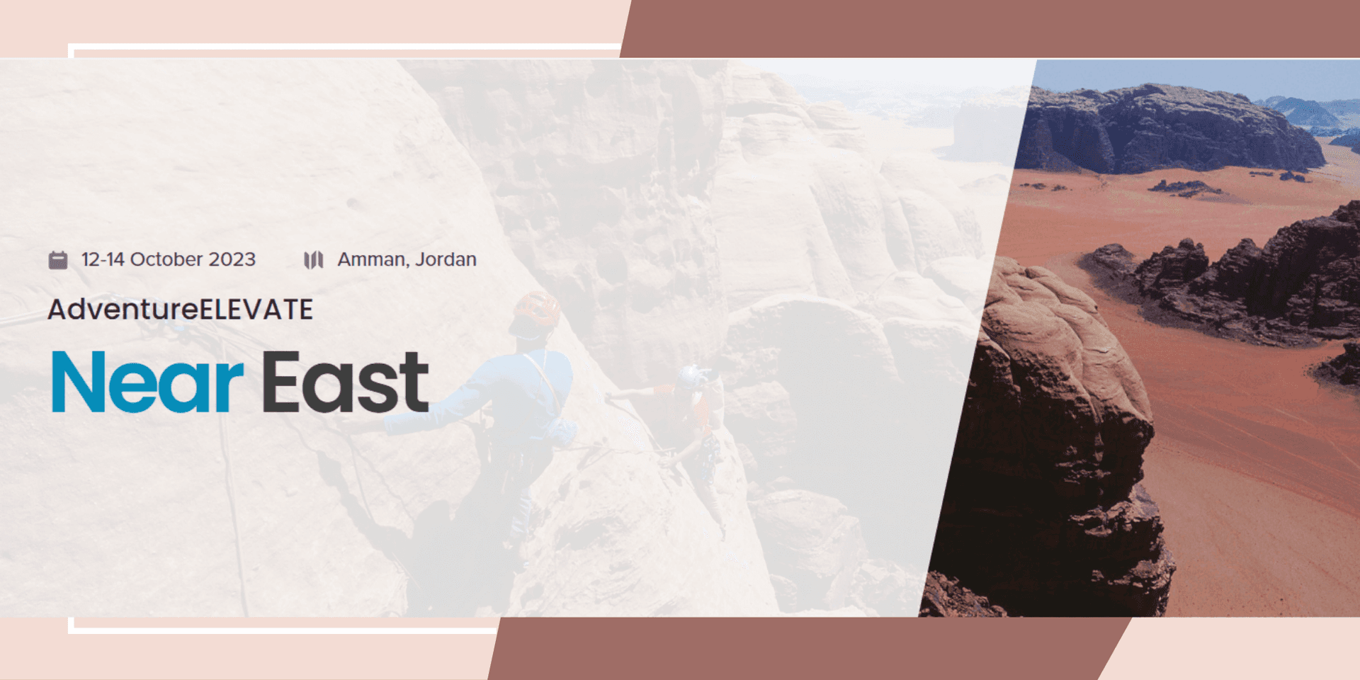 Adventure ELEVATE Near East 2023 header