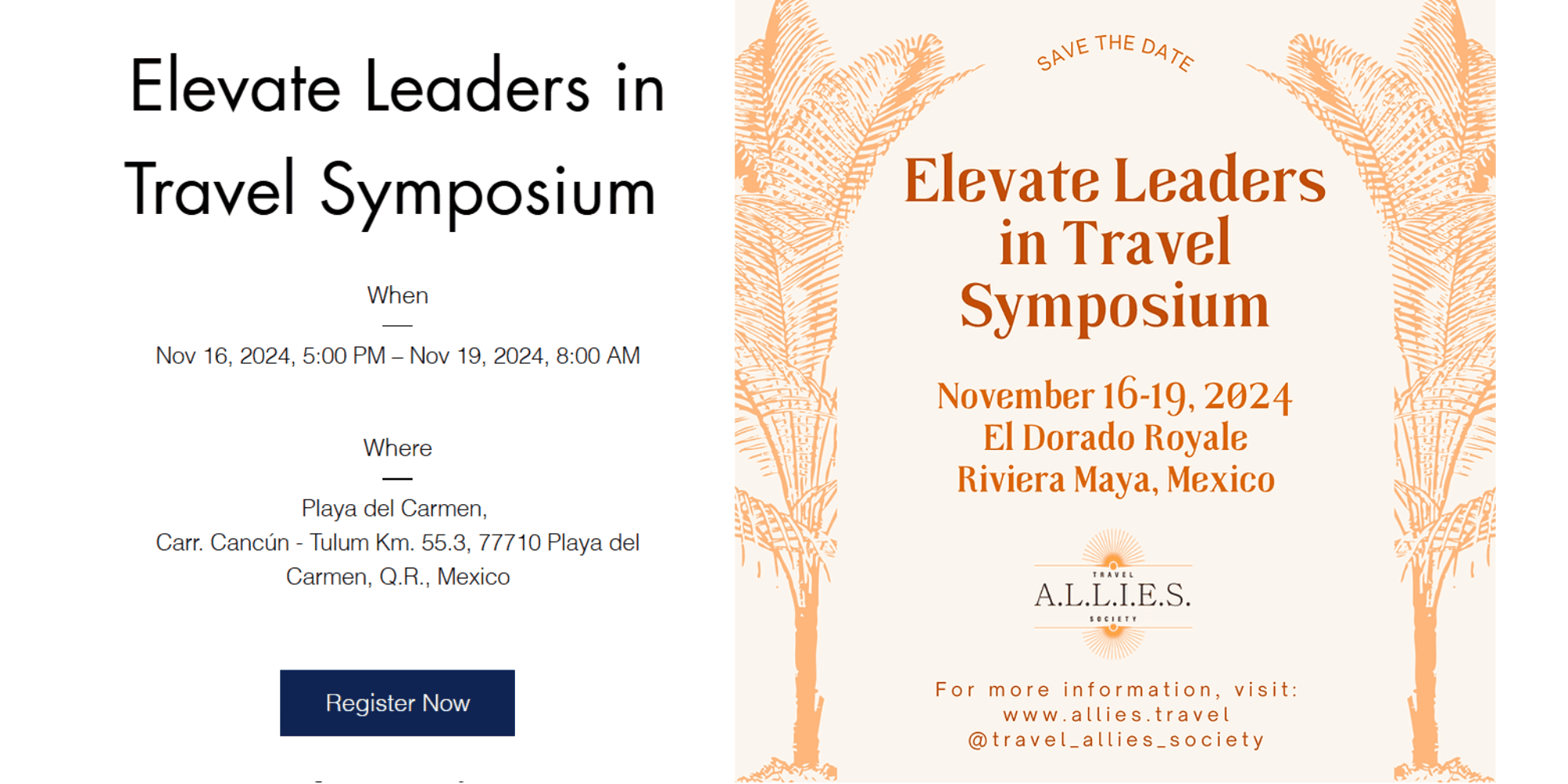 ELEVATE Leaders in Travel Symposium