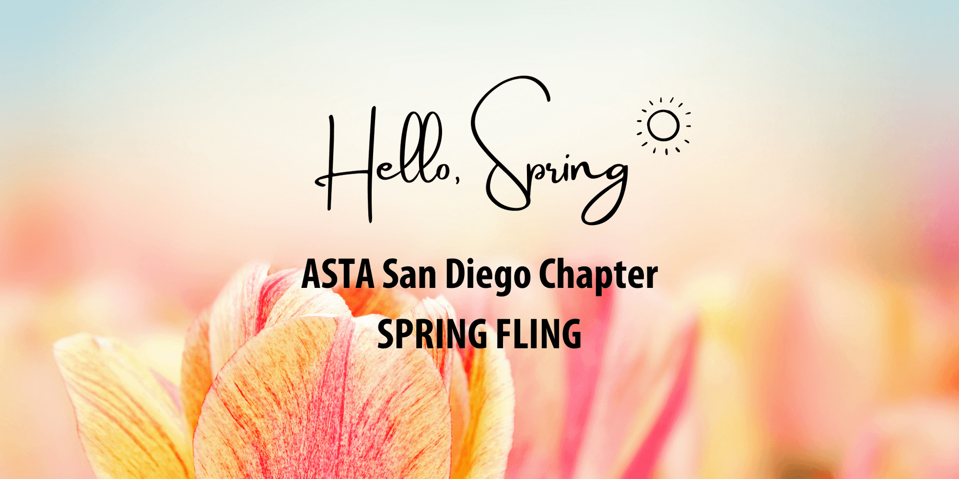 San Diego ASTA Spring Fling header