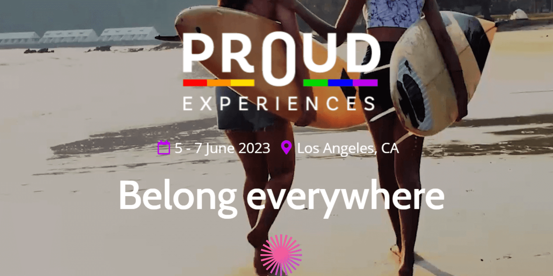 Belong everywhere 2023 header