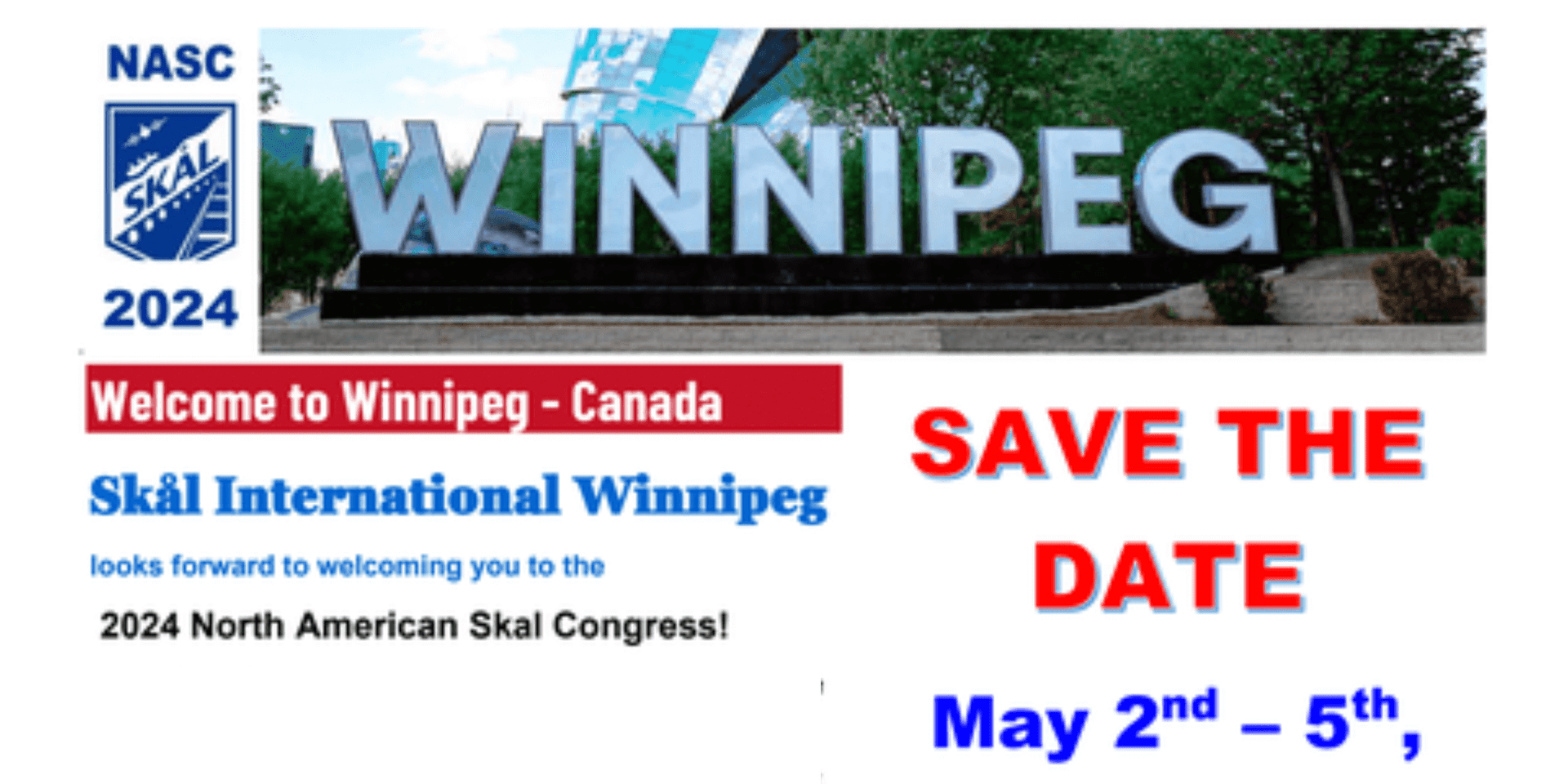 North America SKÅL Congress 2024 header