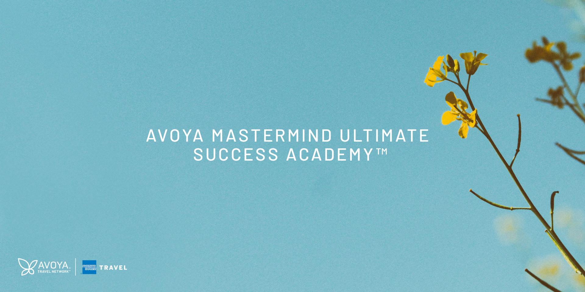 Vancouver, CA: Avoya Mastermind Ultimate Success Academy™ header