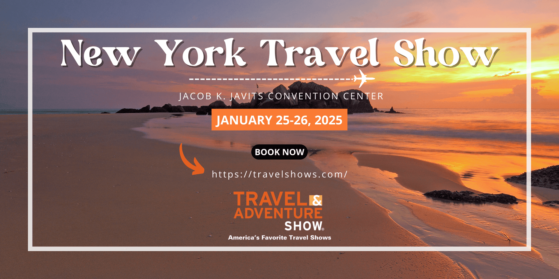 New York Travel Show - January 25-26, 2025 header