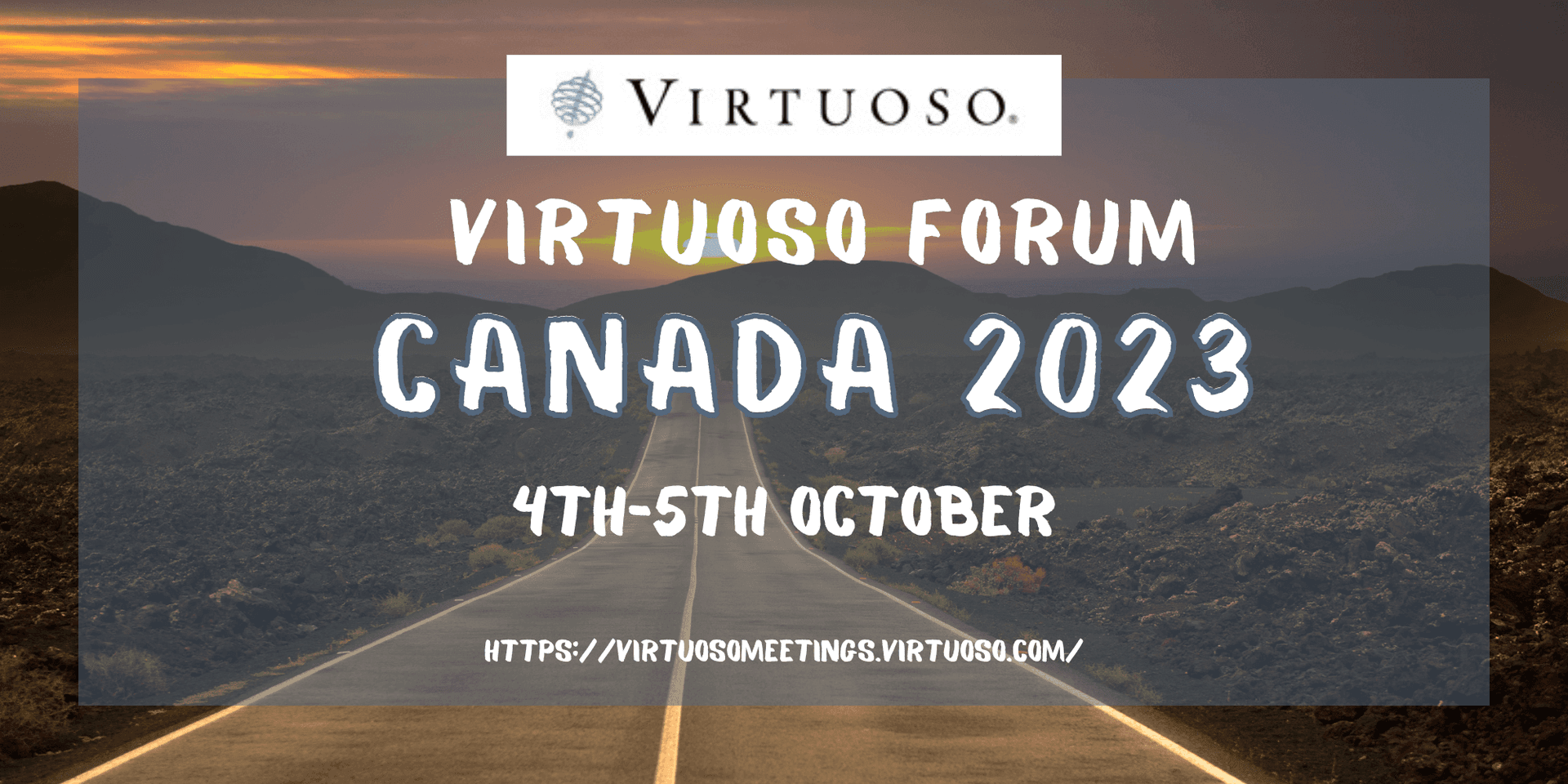 Virtuoso Forum Canada 2023 header