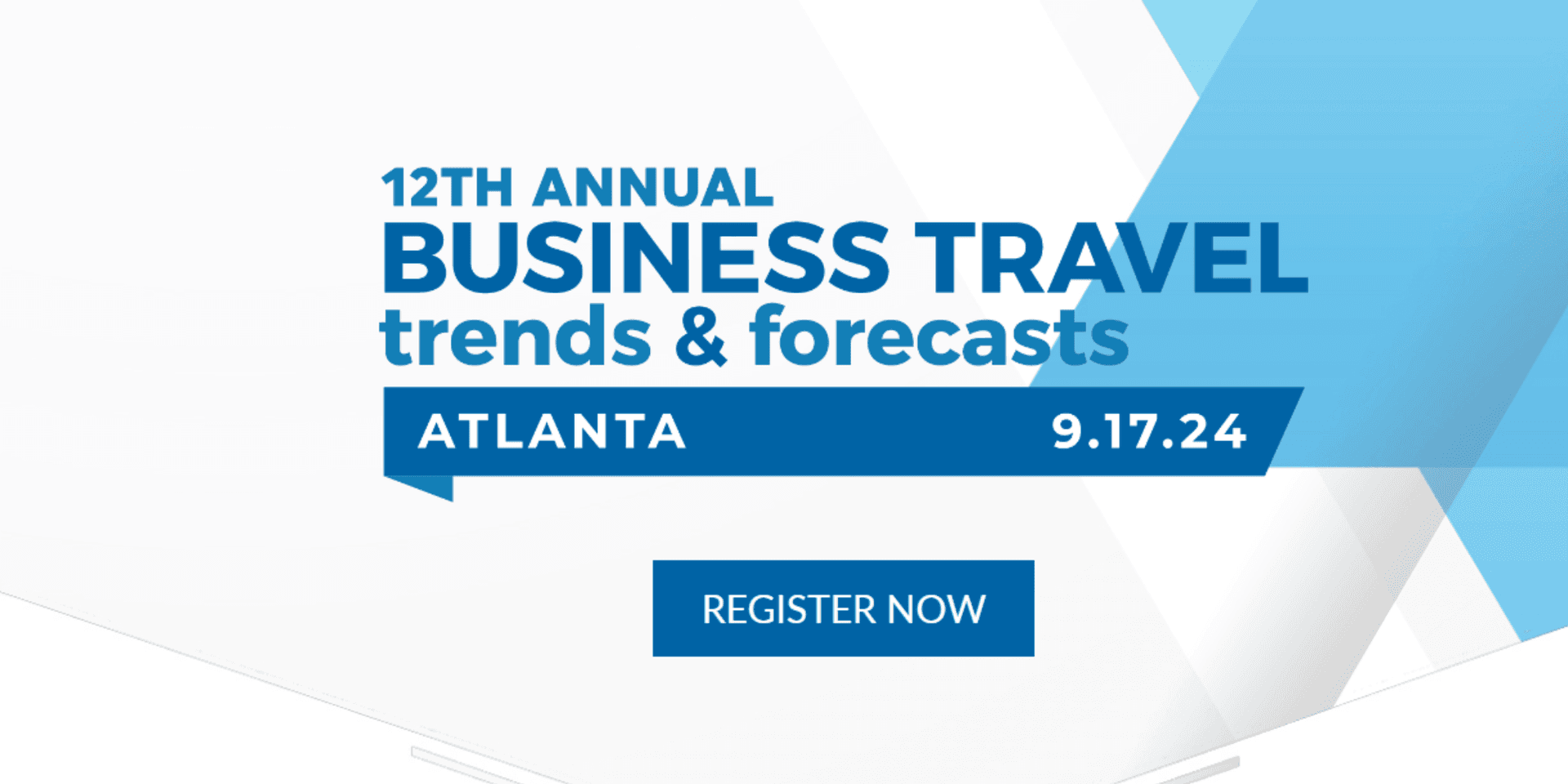 12th Annual Business Travel Trends and Forecasts Atlanta header