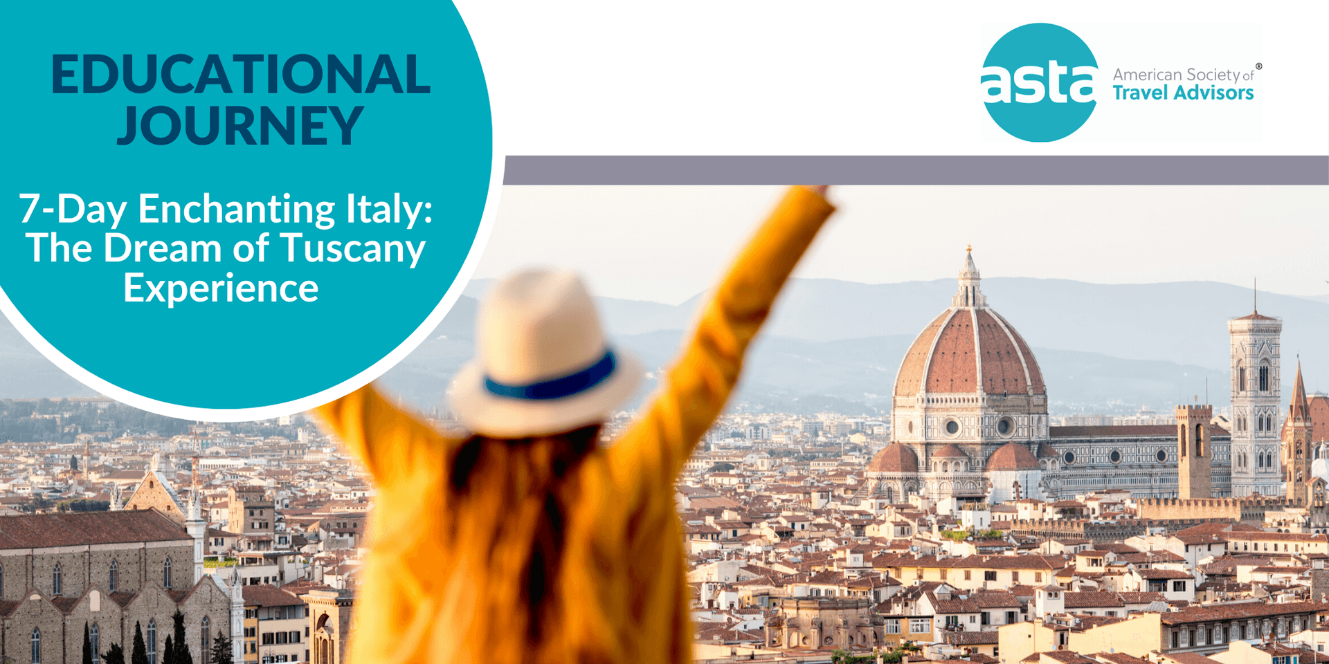 ASTA FAM to Italy: The Dream of Tuscany Experience  header