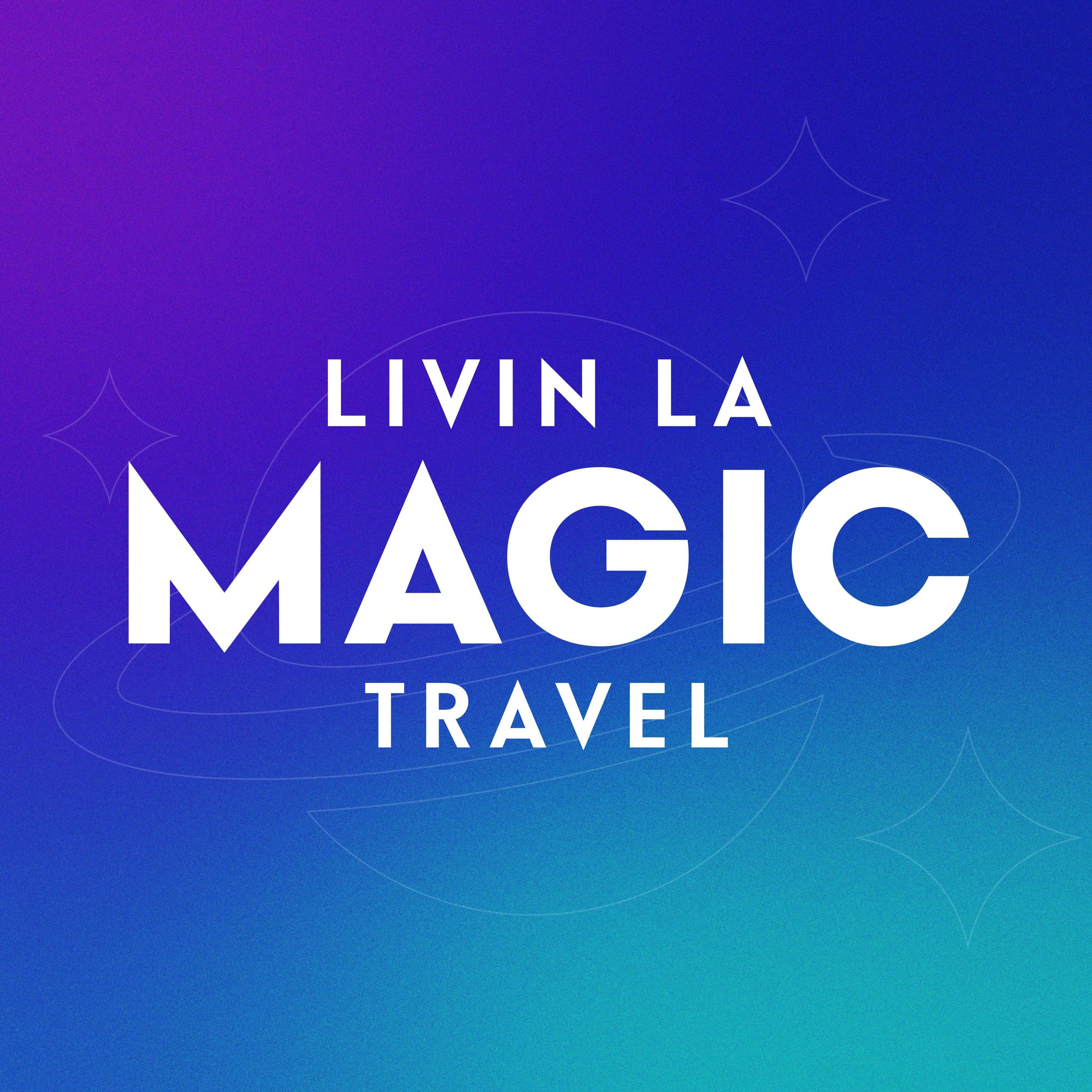 LIVIN LA MAGIC TRAVEL logo