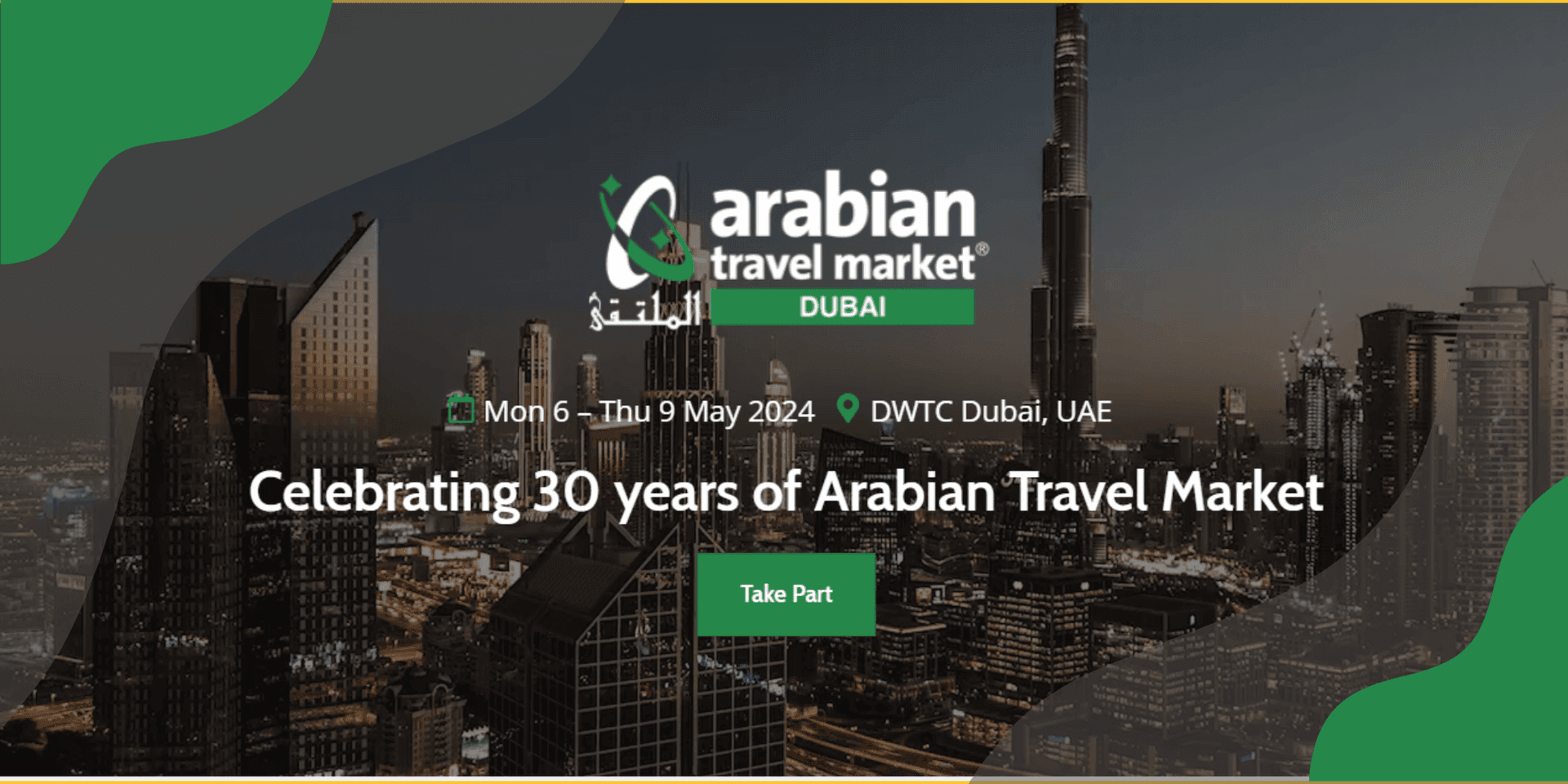 Celebrating 30 years of Arabian Travel Market header