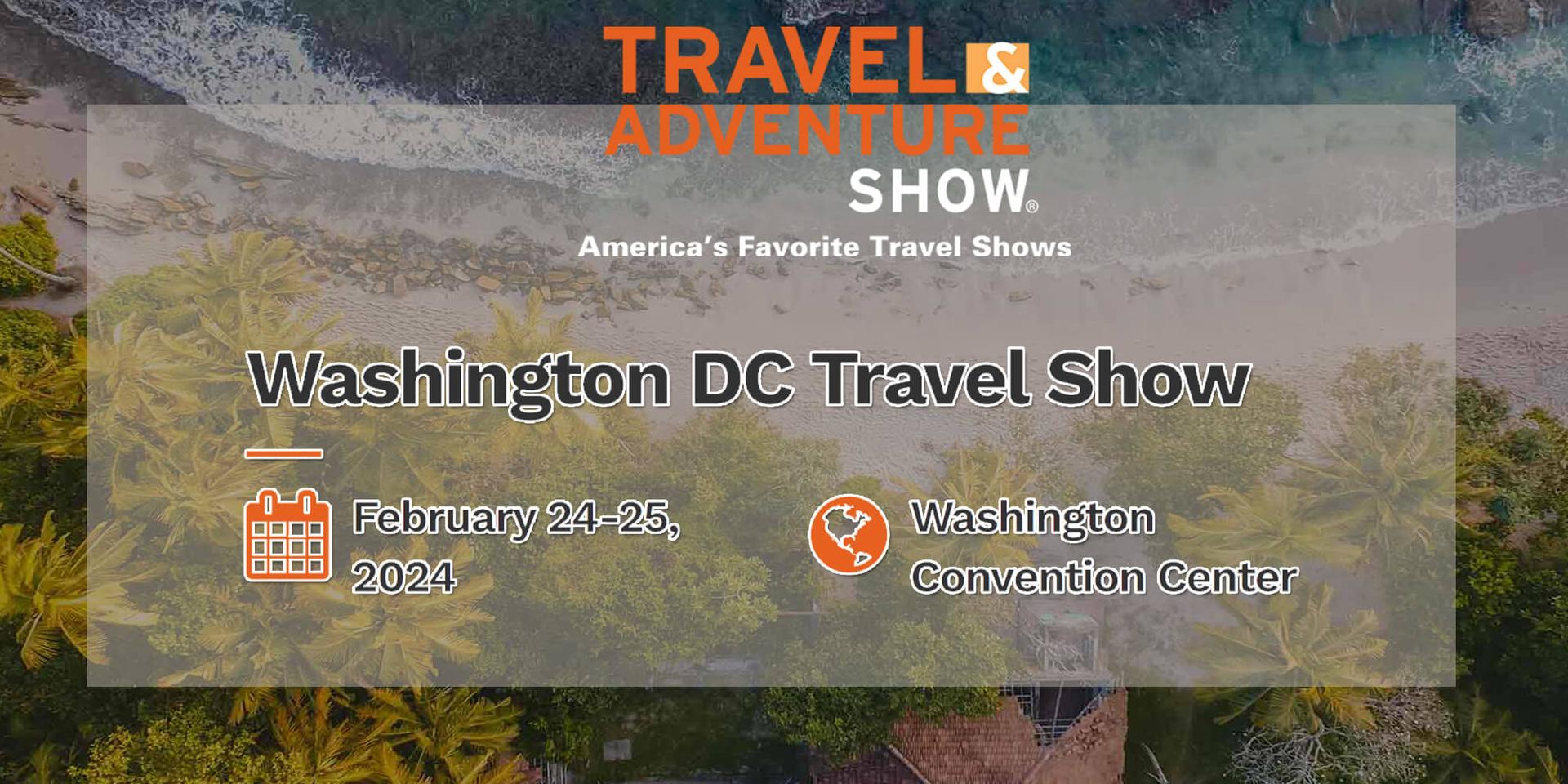 Washington DC Travel Show 2024 header