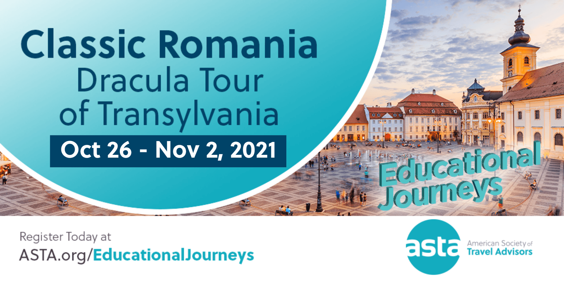 ASTA FAM to Romania: Dracula Tour of Transylvania header