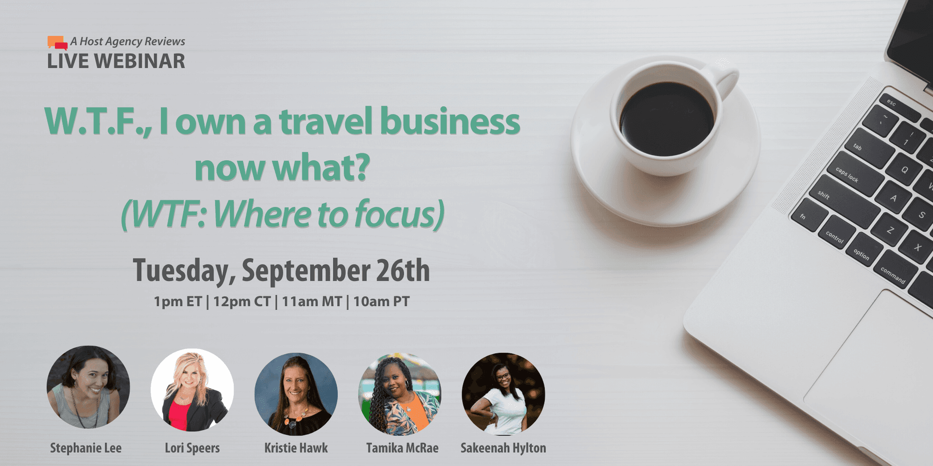 W.T.F., I own a travel biz - now what? (WTF: Where to focus) header