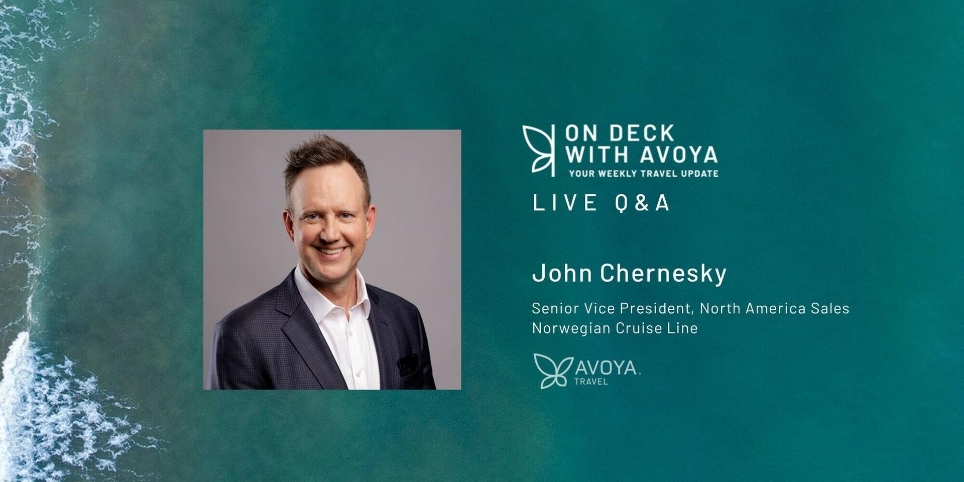 Industry Q&A with Norwegian Cruise Line's John Chernesky header