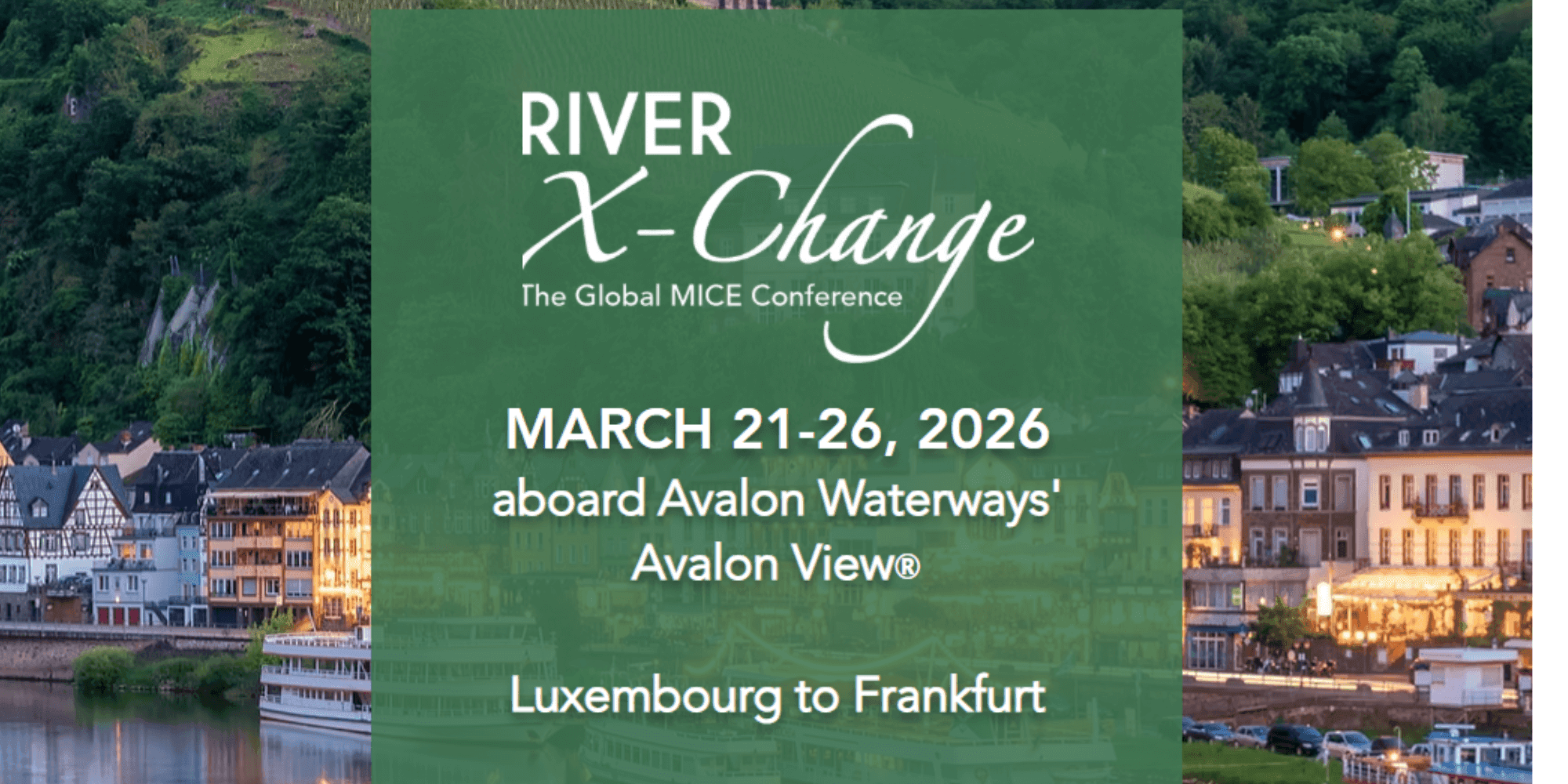 RIVER X-Change® MICE Conference on the Moselle